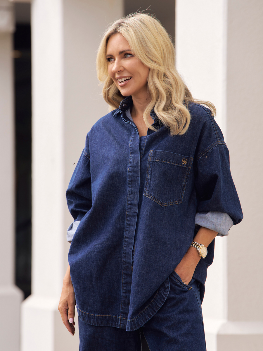 Jacqui Felgate Long Sleeve Denim Shirt