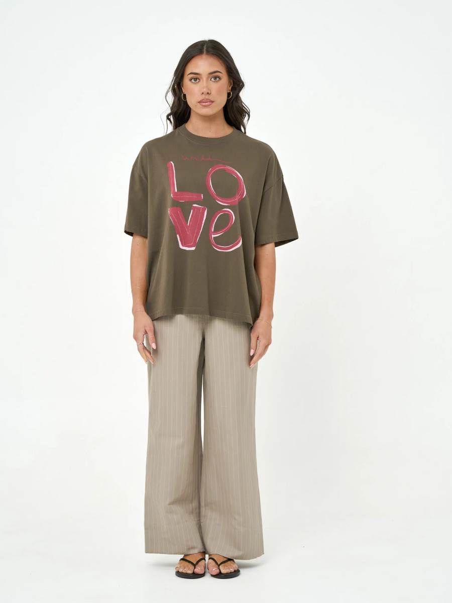 With Love Tee | Chocolate
