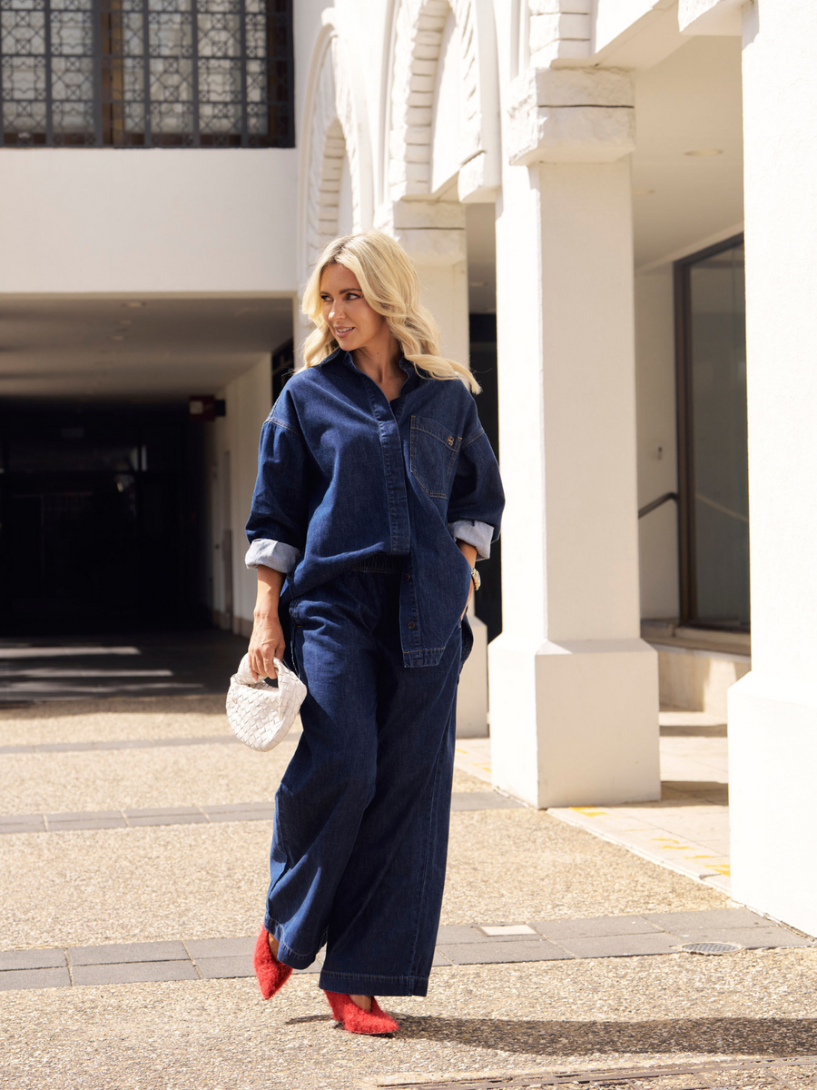 Jacqui Felgate Long Sleeve Denim Shirt