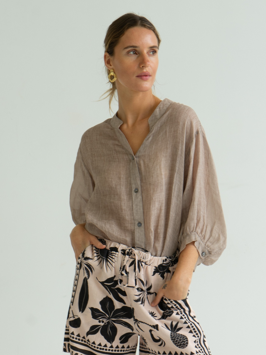Harper Linen Top