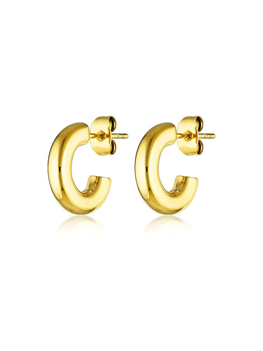 Hugo Hoop Earrings | Gold