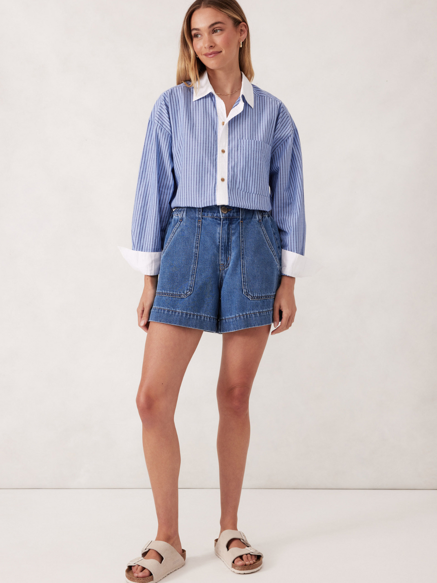 Weekender Short | Fresh Indigo