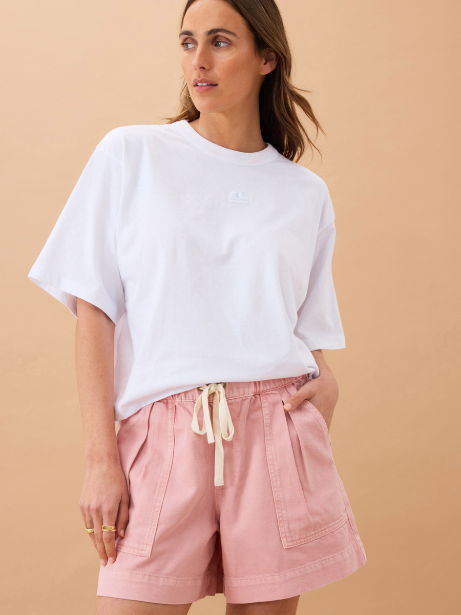 Darcy Relaxed Everyday Short | Washed Pink