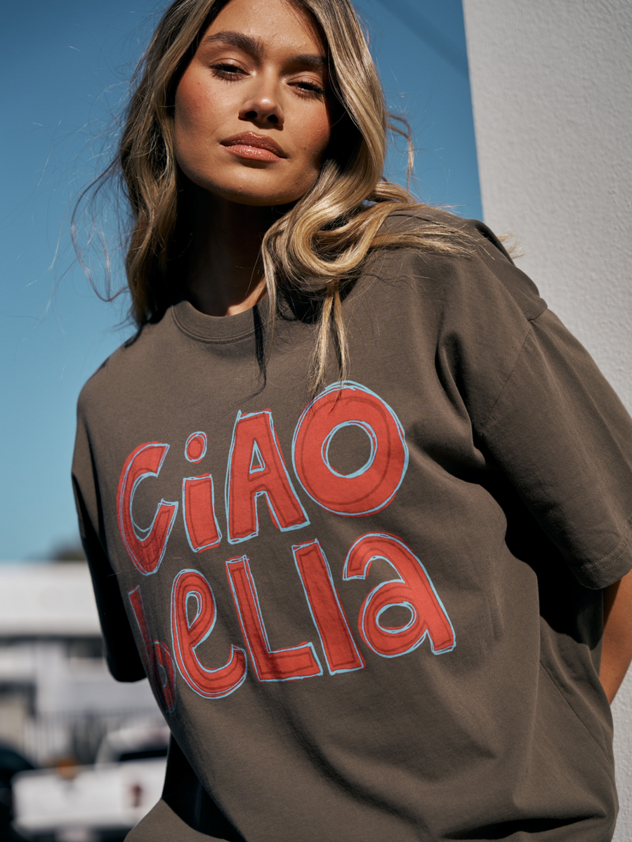 Ciao Bella Tee | Cocoa