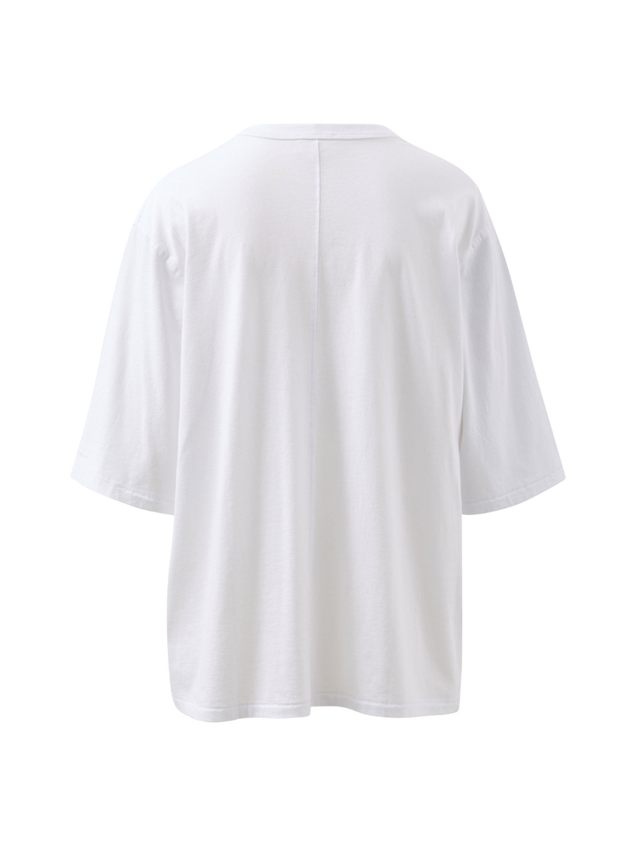 Liv Oversized Tee | Holiday Stamp
