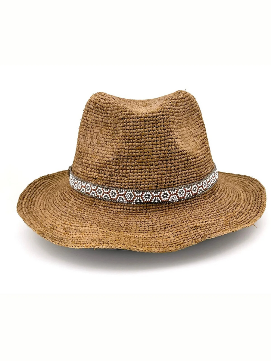Marrakech | Raffia Fedora | Camel