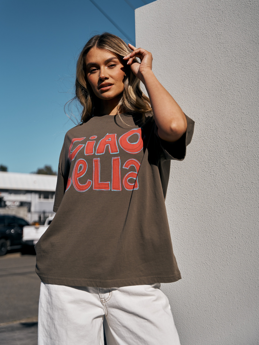 Ciao Bella Tee | Cocoa