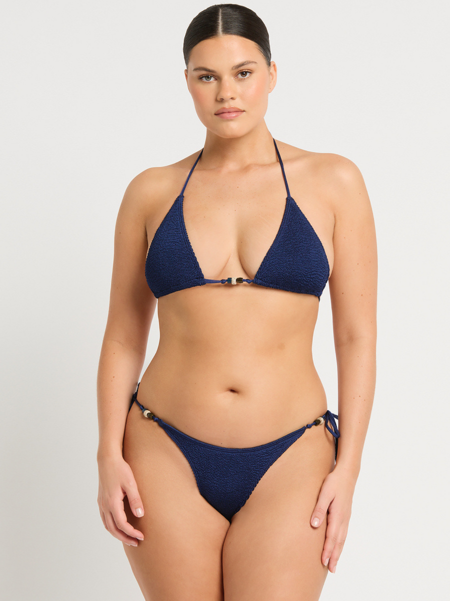 Beaded Tie Side Vista Brief | Midnight Shimmer