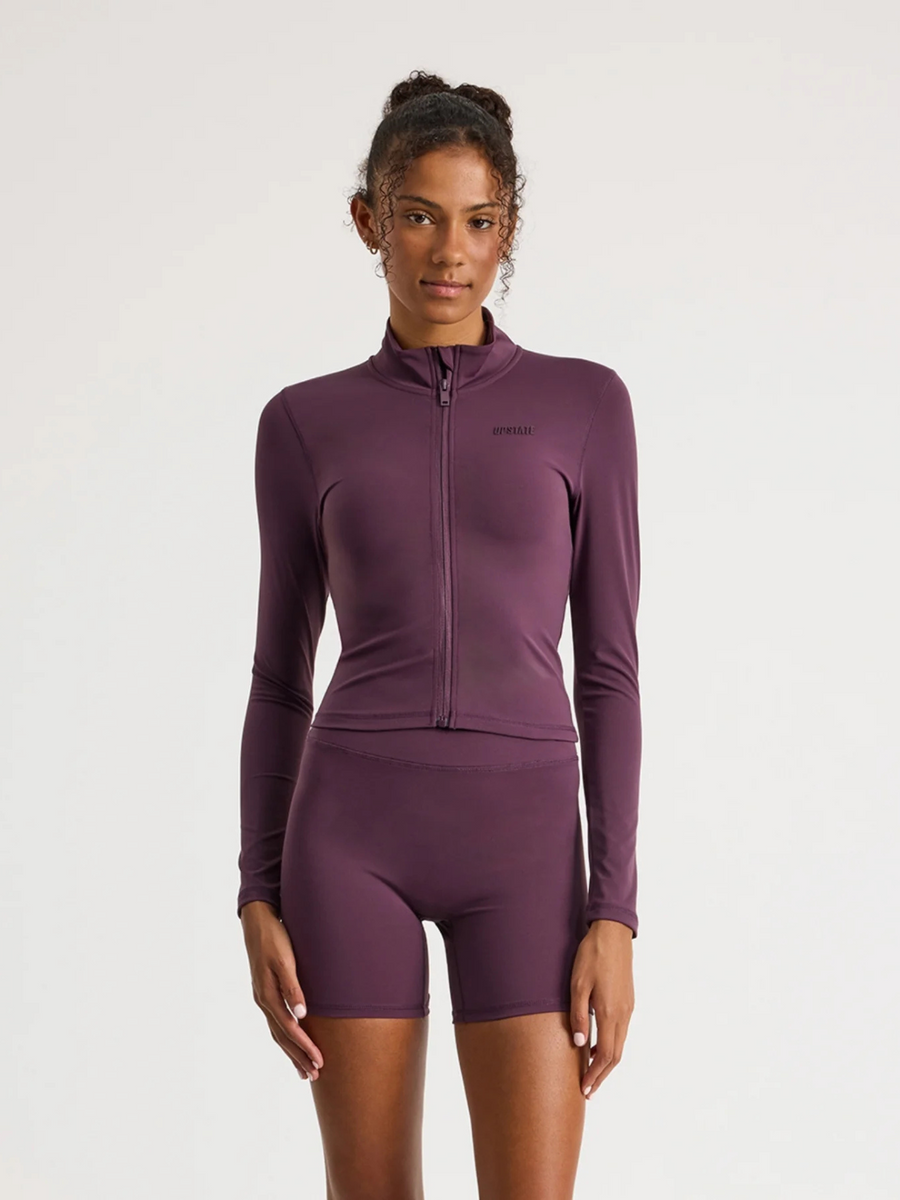 Butter Cropped Zip Through | Perfectly Plum