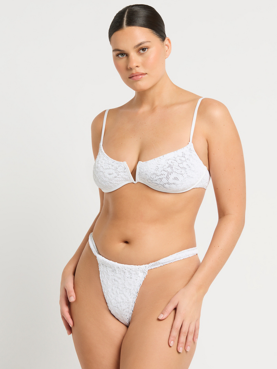 Nora Balconette | Optic White Leopard