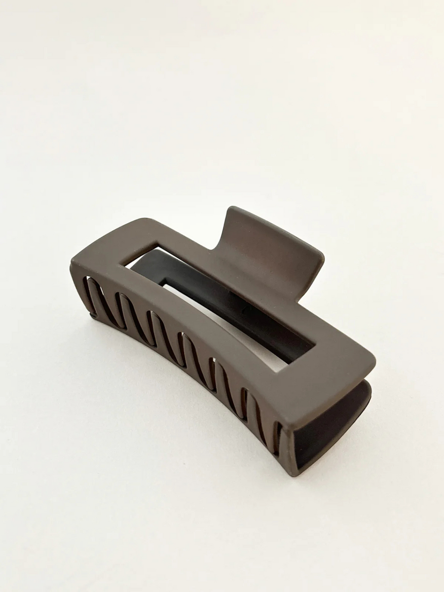 Large Matte Rectangular Claw Clip