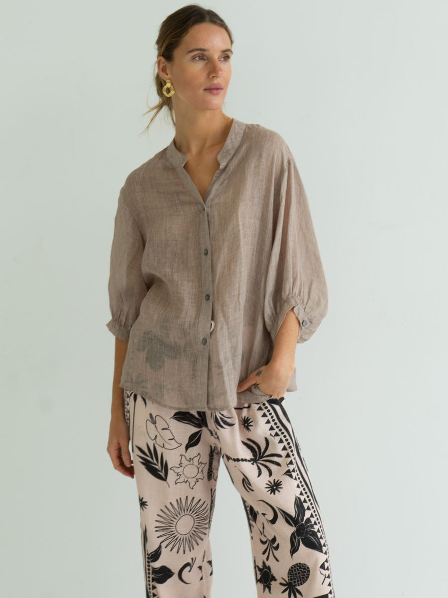 Harper Linen Top