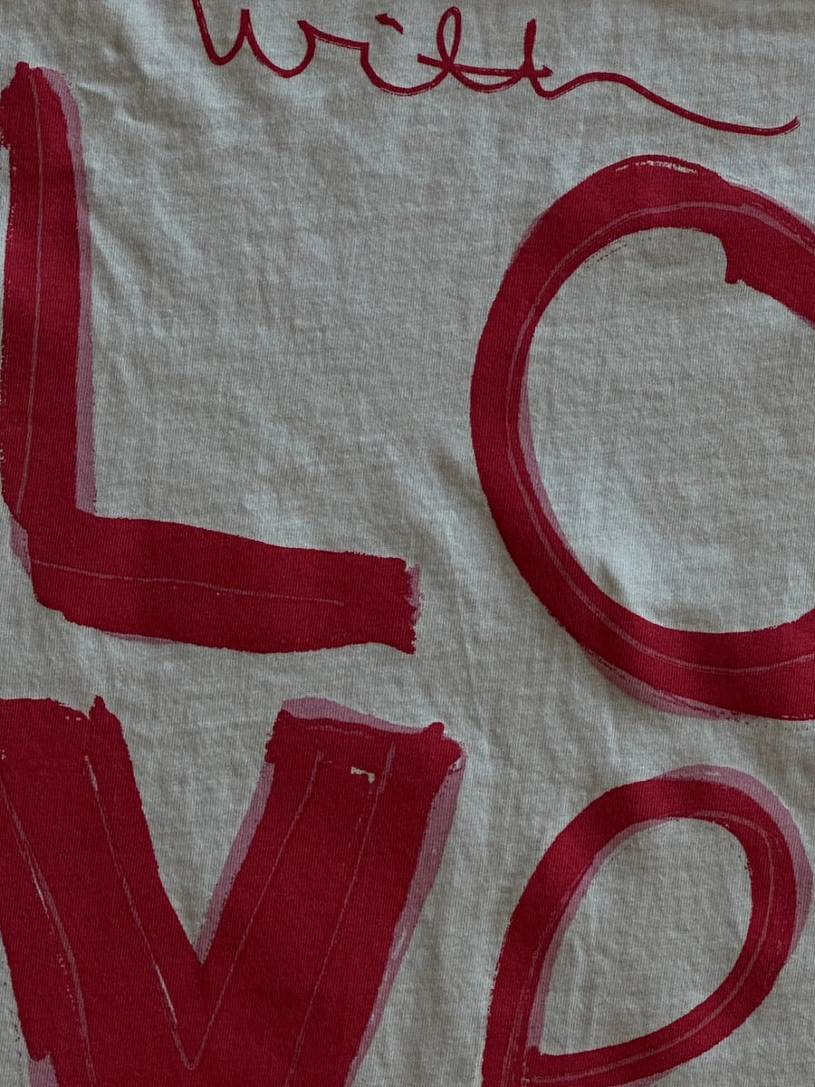 With Love Tee | Off White