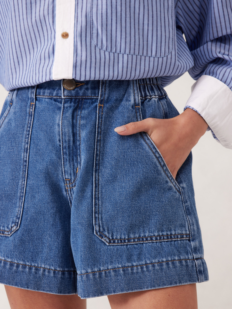 Weekender Short | Fresh Indigo