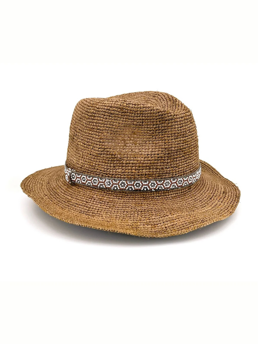 Marrakech | Raffia Fedora | Camel