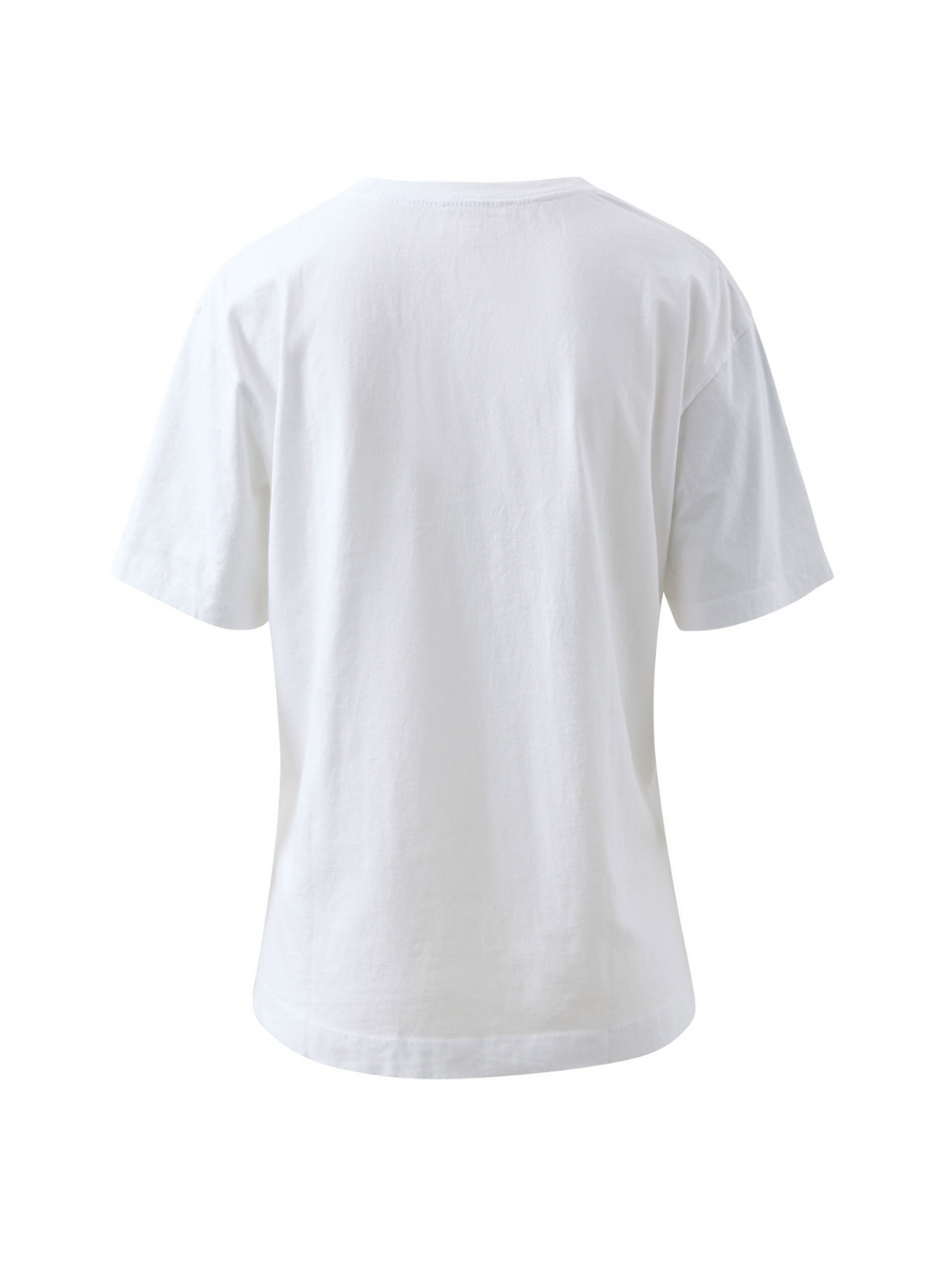 Stevie Slouchy Tee | White Ceres Paradise Print