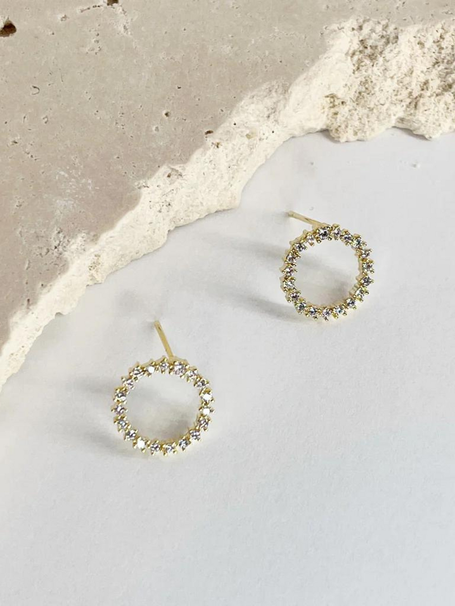 Everly Studs | Gold