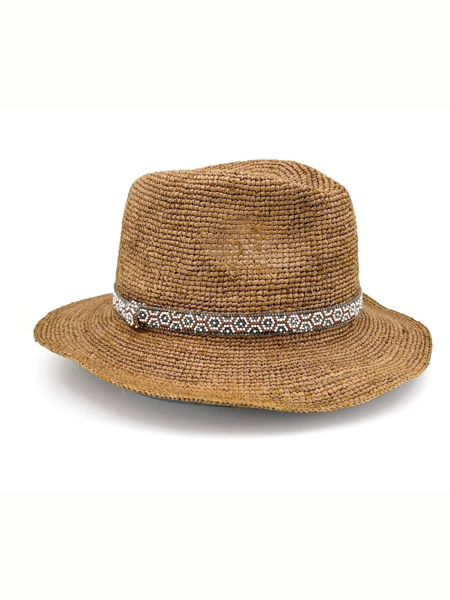 Marrakech | Raffia Fedora | Camel