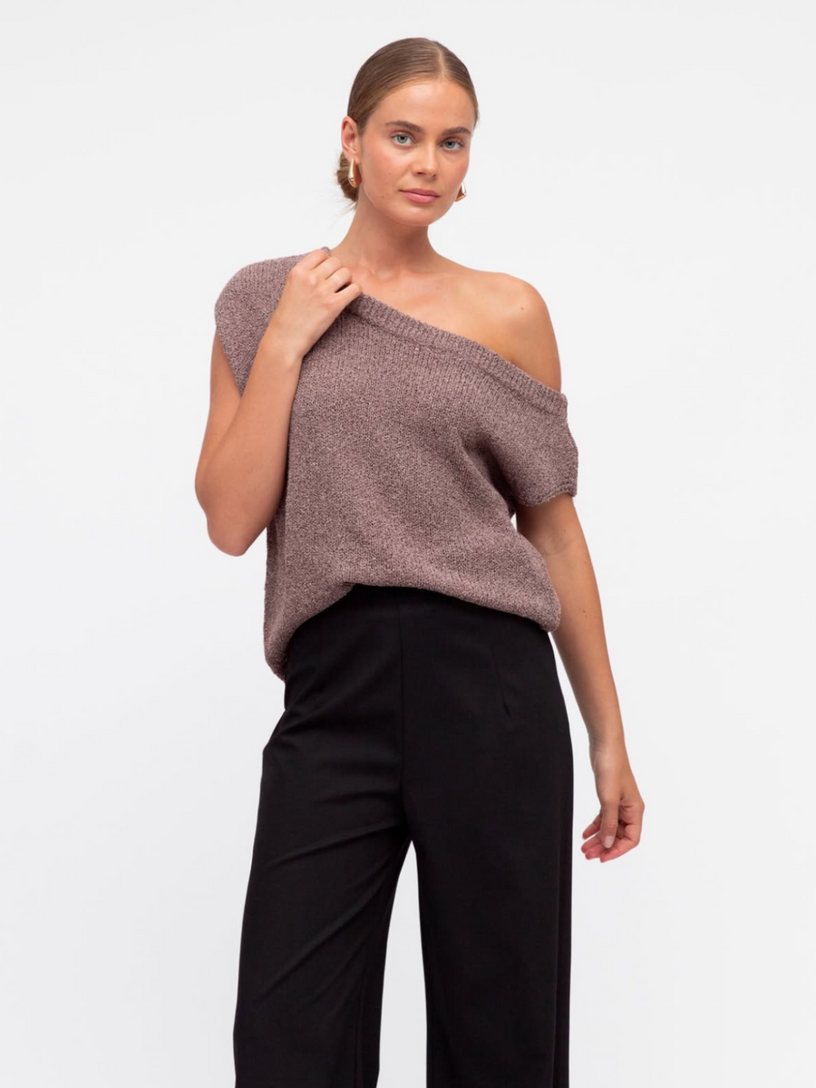 Ollie Off Shoulder Knit Top