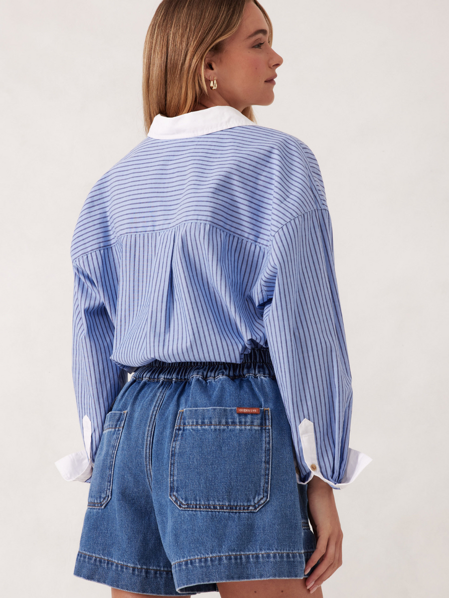 Weekender Short | Fresh Indigo