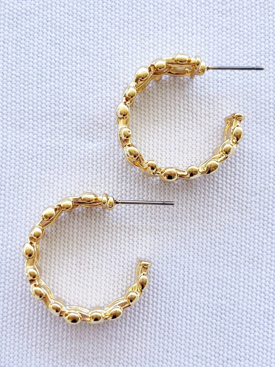 Catalina Hoop Earrings | Gold