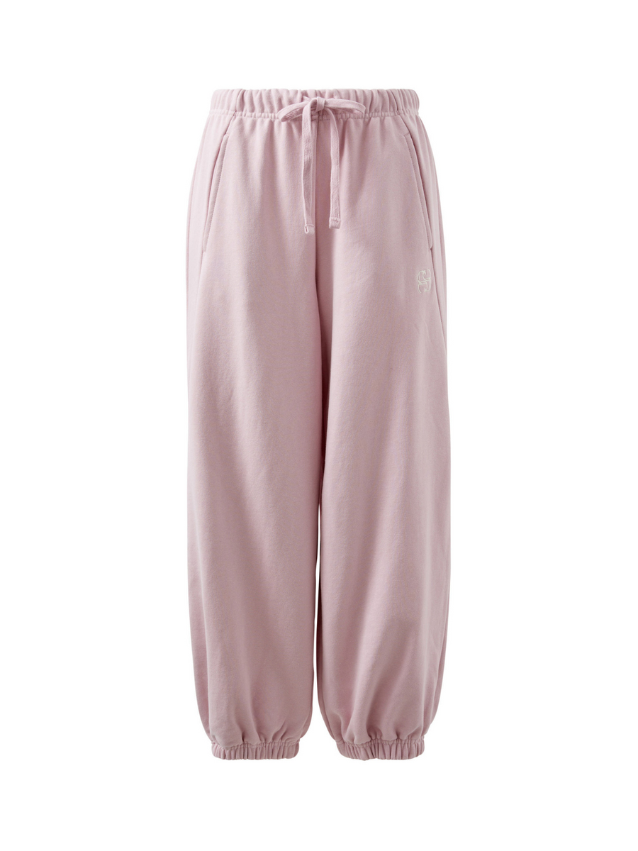 Barrel Leg Trackpant | Blush