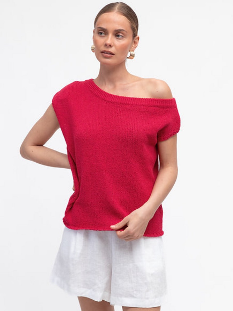 Ollie Off Shoulder Knit Top