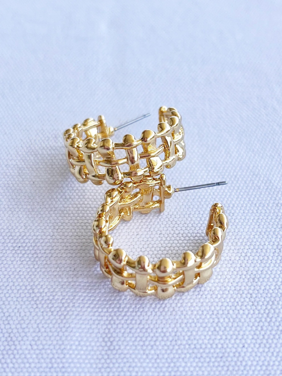 Catalina Hoop Earrings | Gold