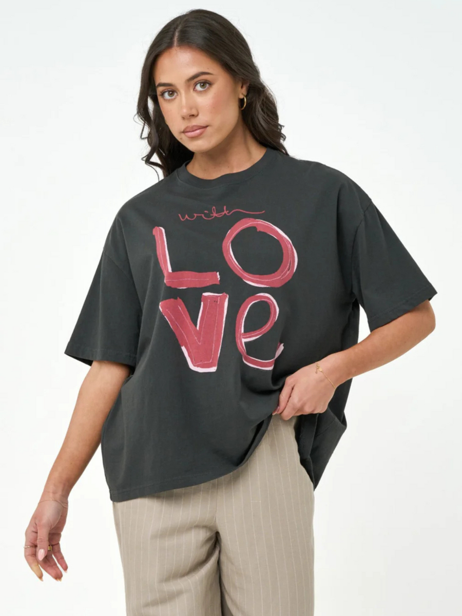 With Love Tee | Black