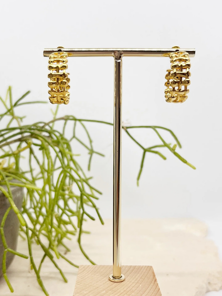 Catalina Hoop Earrings | Gold