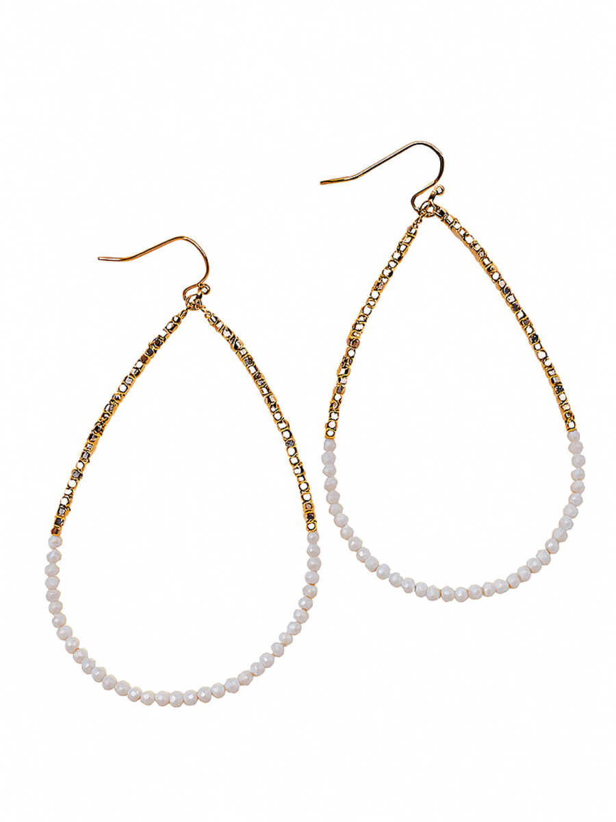 Cove Earrings | White