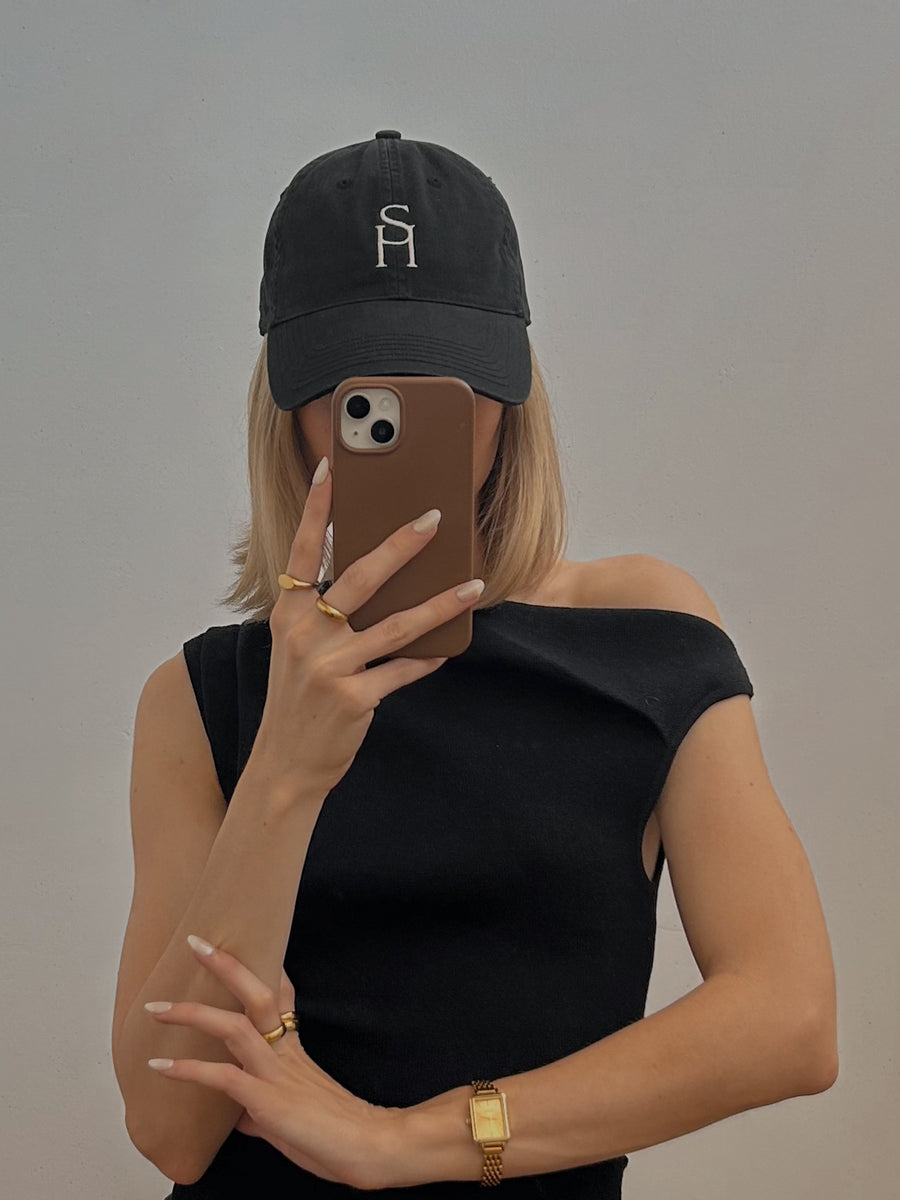 The Saint Harlowe Cap | Black