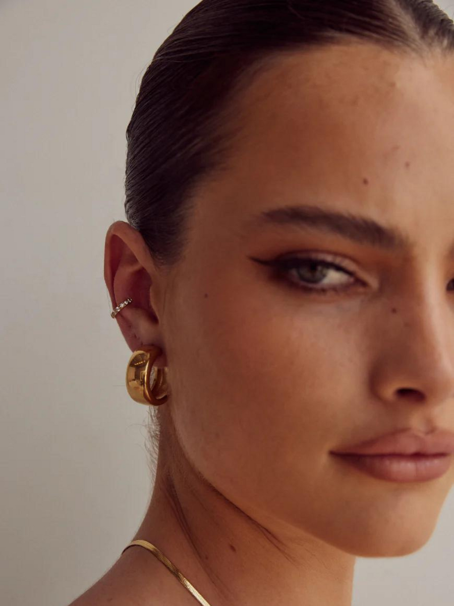 1960 Hoop Earrings | Gold