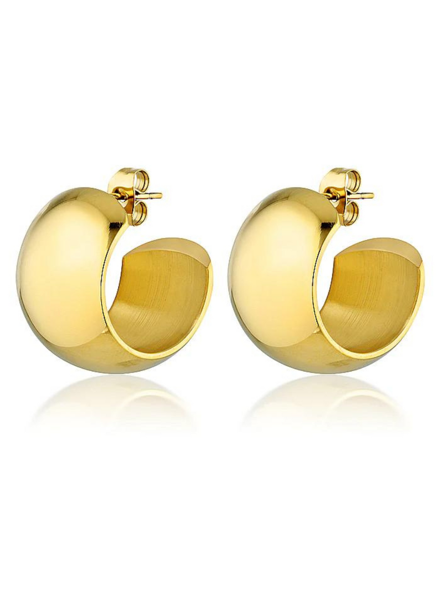 Chateau Hoop Earrings | Gold