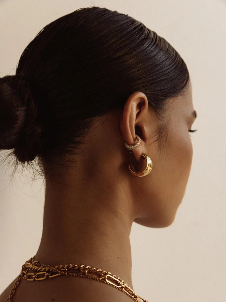 Chateau Hoop Earrings | Gold