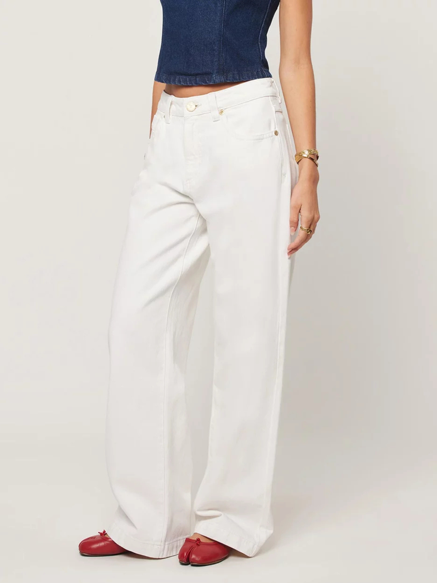 95 Mid Baggy | White Gold