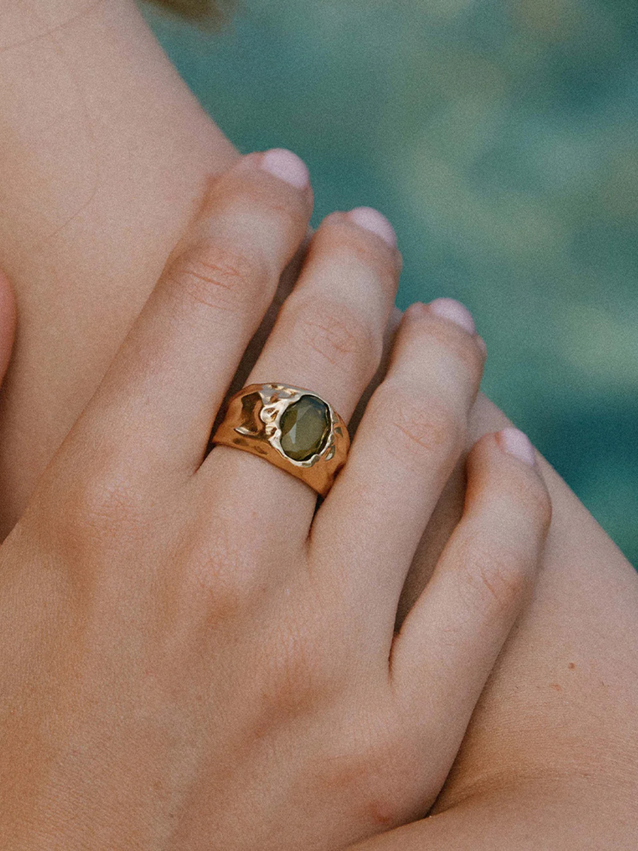Carmen Dark Green Ring