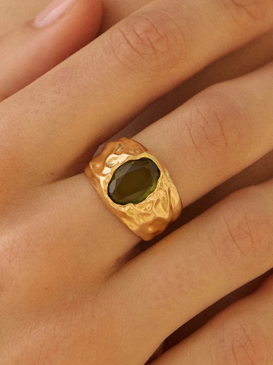 Carmen Dark Green Ring