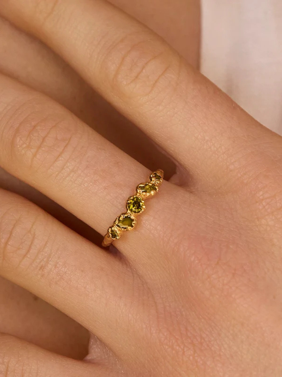 Kore Green Ring
