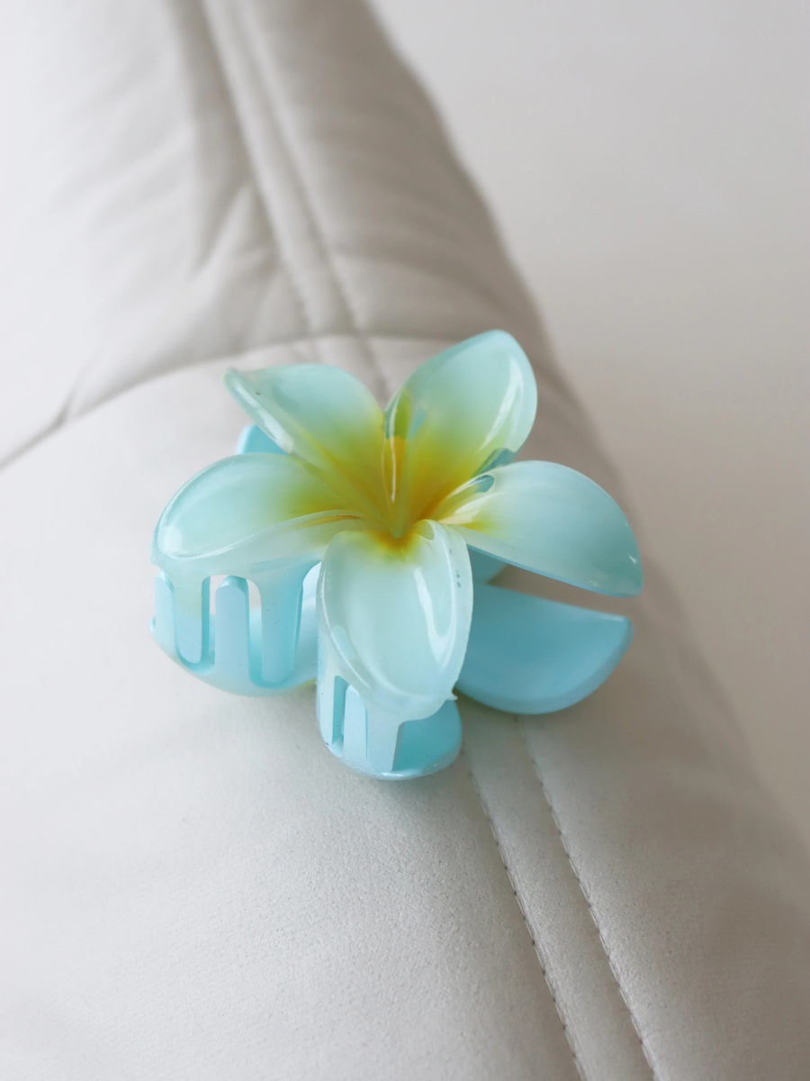 Aloha Flower Claw Clip