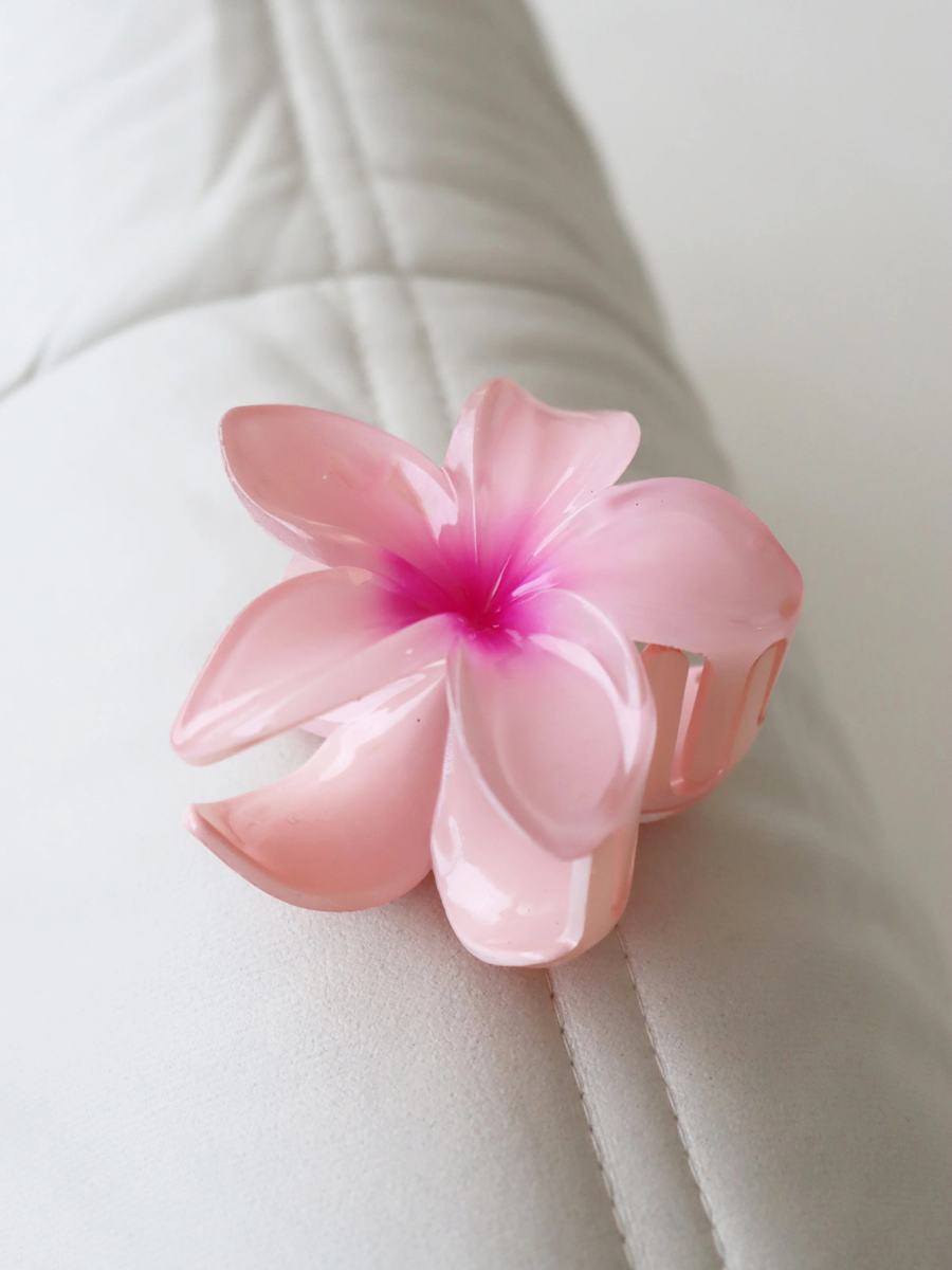 Aloha Flower Claw Clip