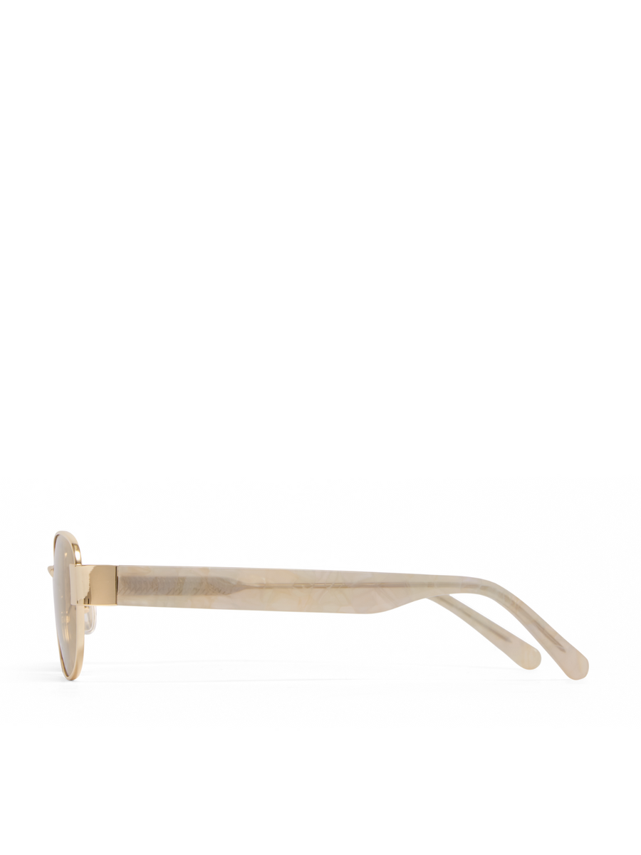 THE ADDISON | GOLD-PEARL TORT-BEIGE