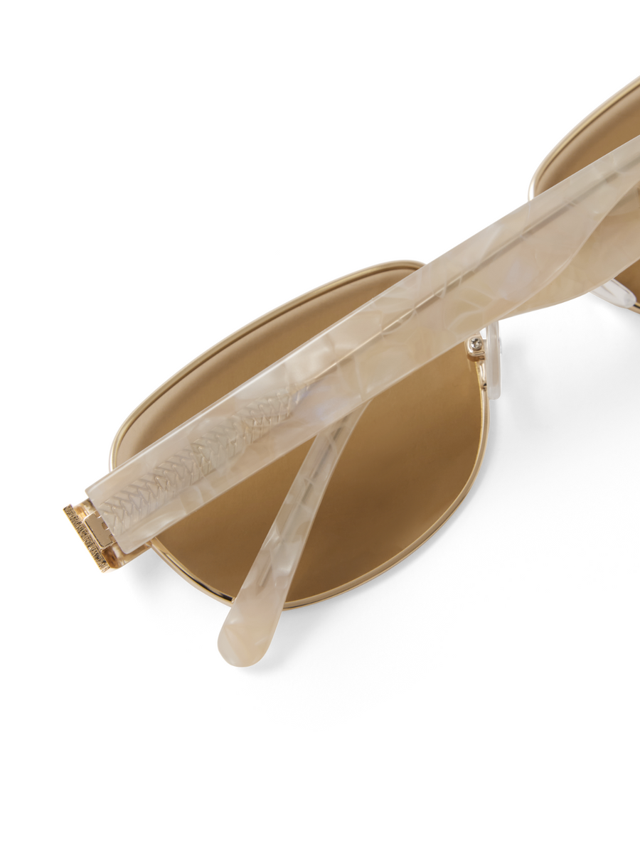 THE ADDISON | GOLD-PEARL TORT-BEIGE