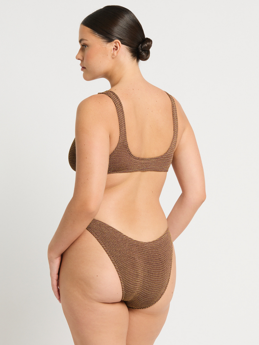 Scout Crop | Cocoa Butter Lurex
