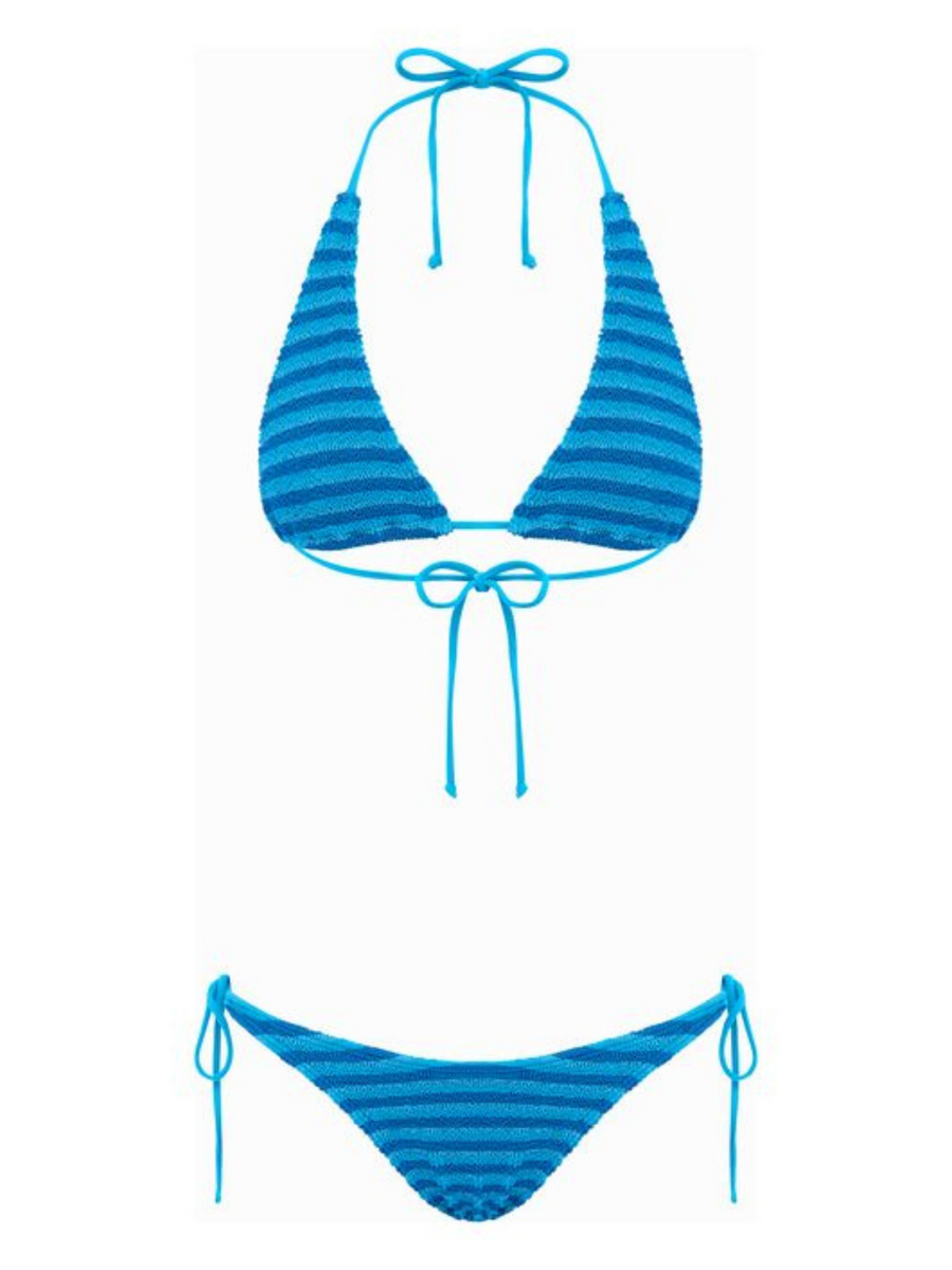 Serenity Brief | Turquoise Stripe