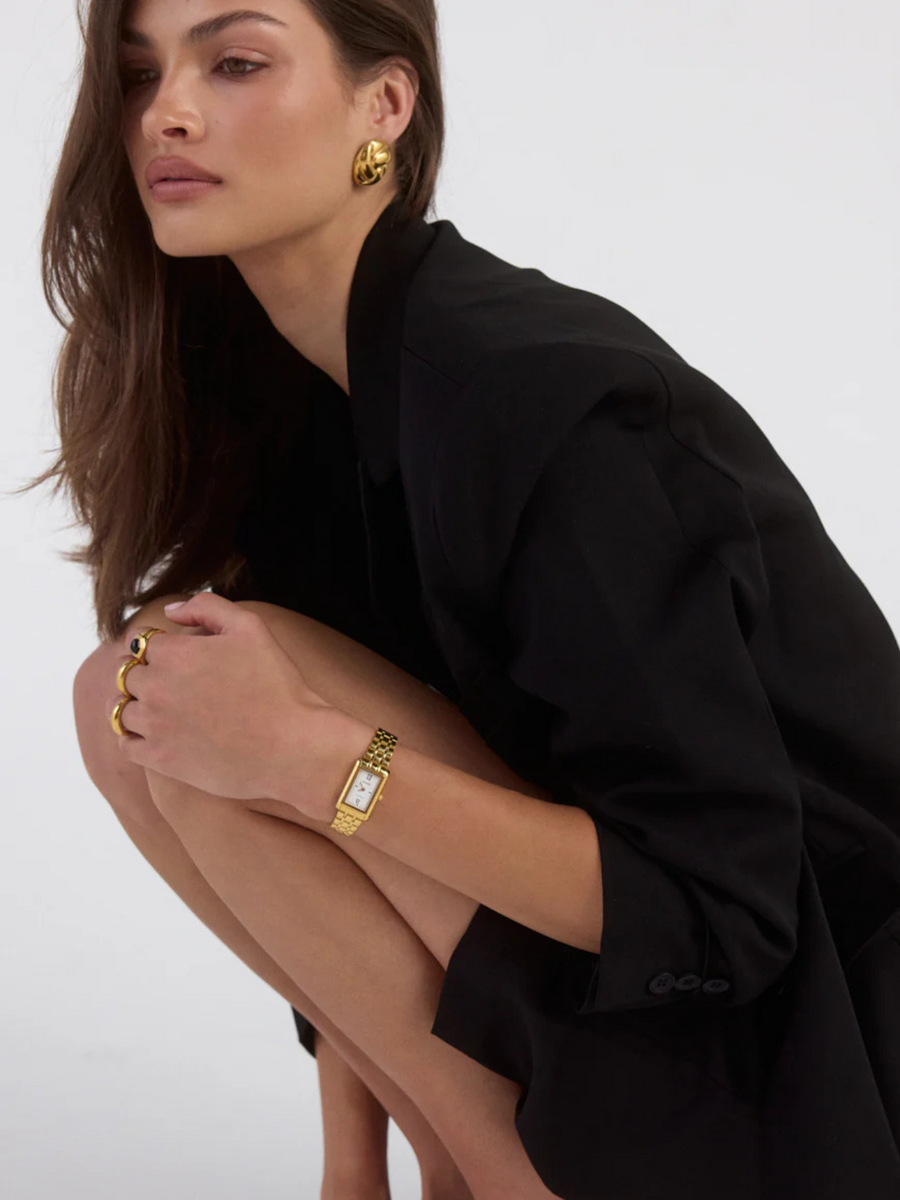 Kelly Watch | White | 18K Gold