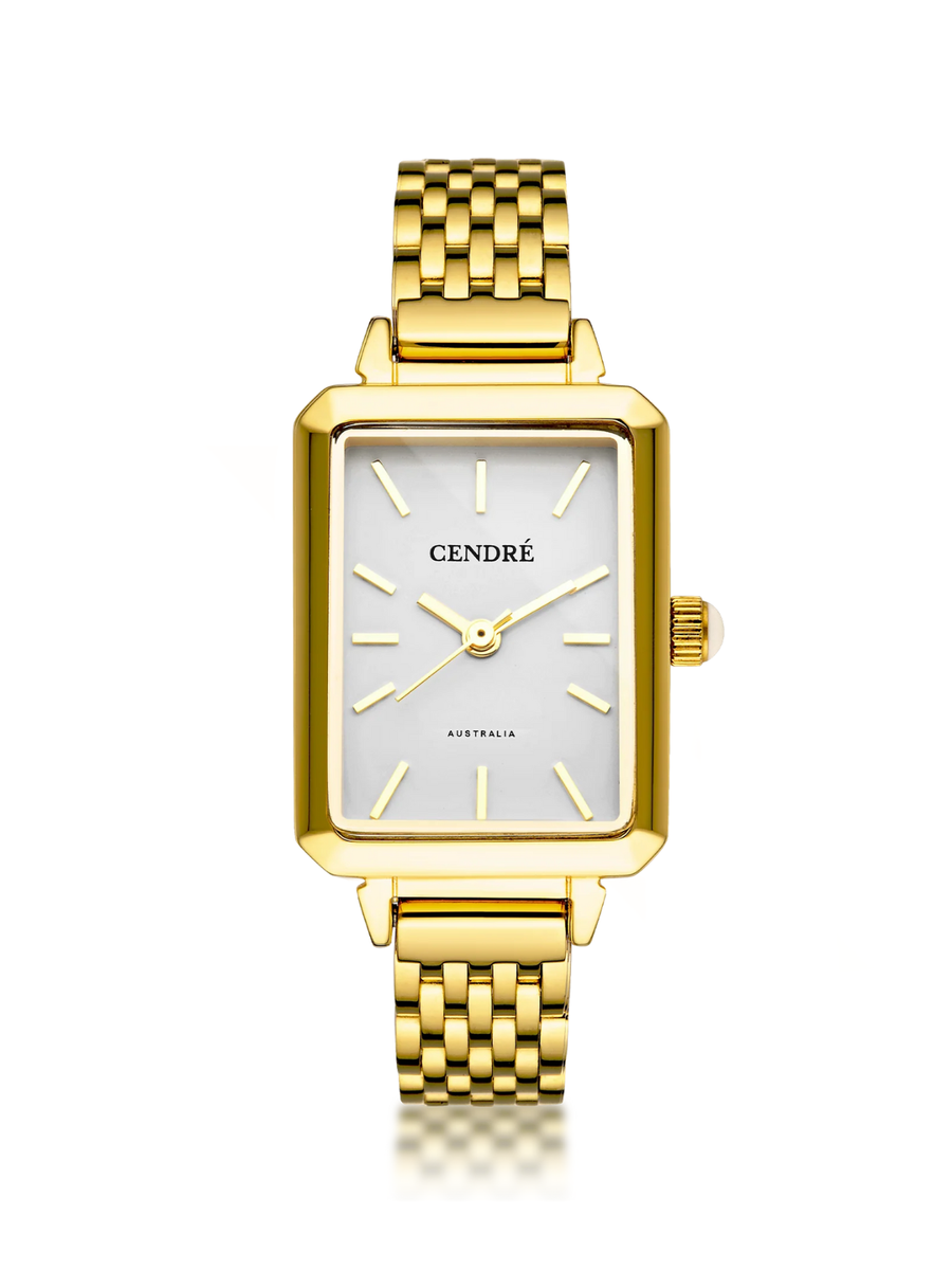 Mason Watch | White | 18K Gold