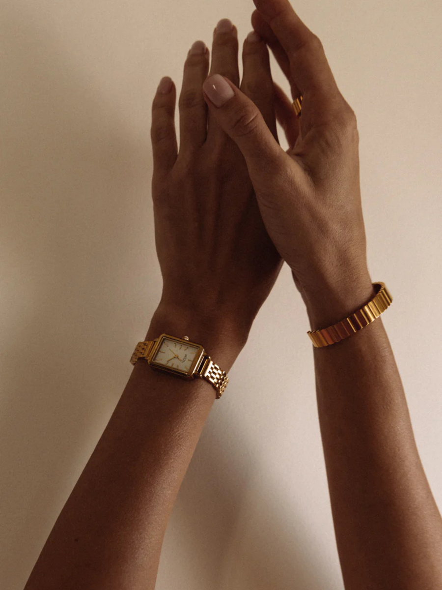 Mason Watch | White | 18K Gold