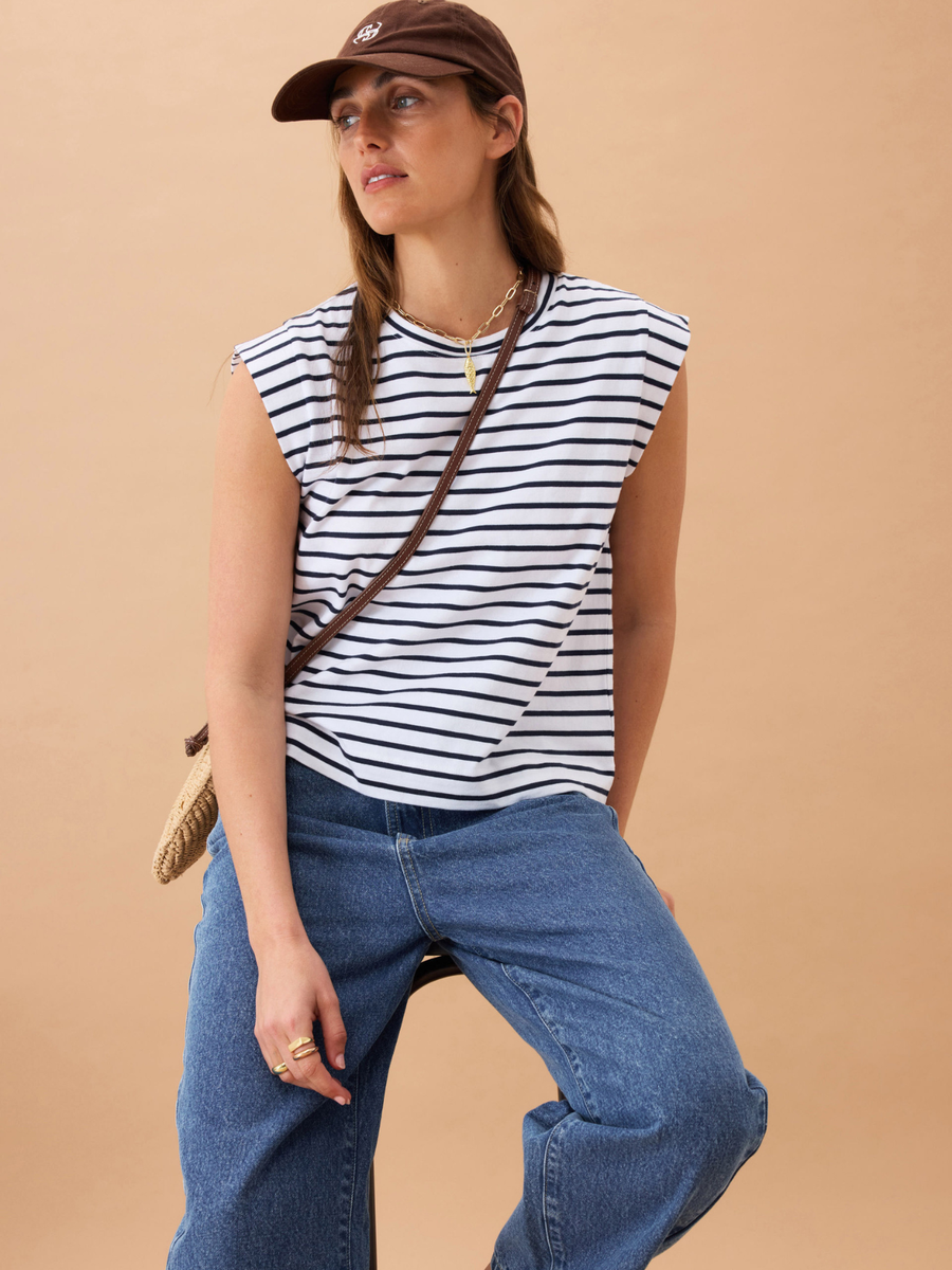 Extended Shoulder Tee