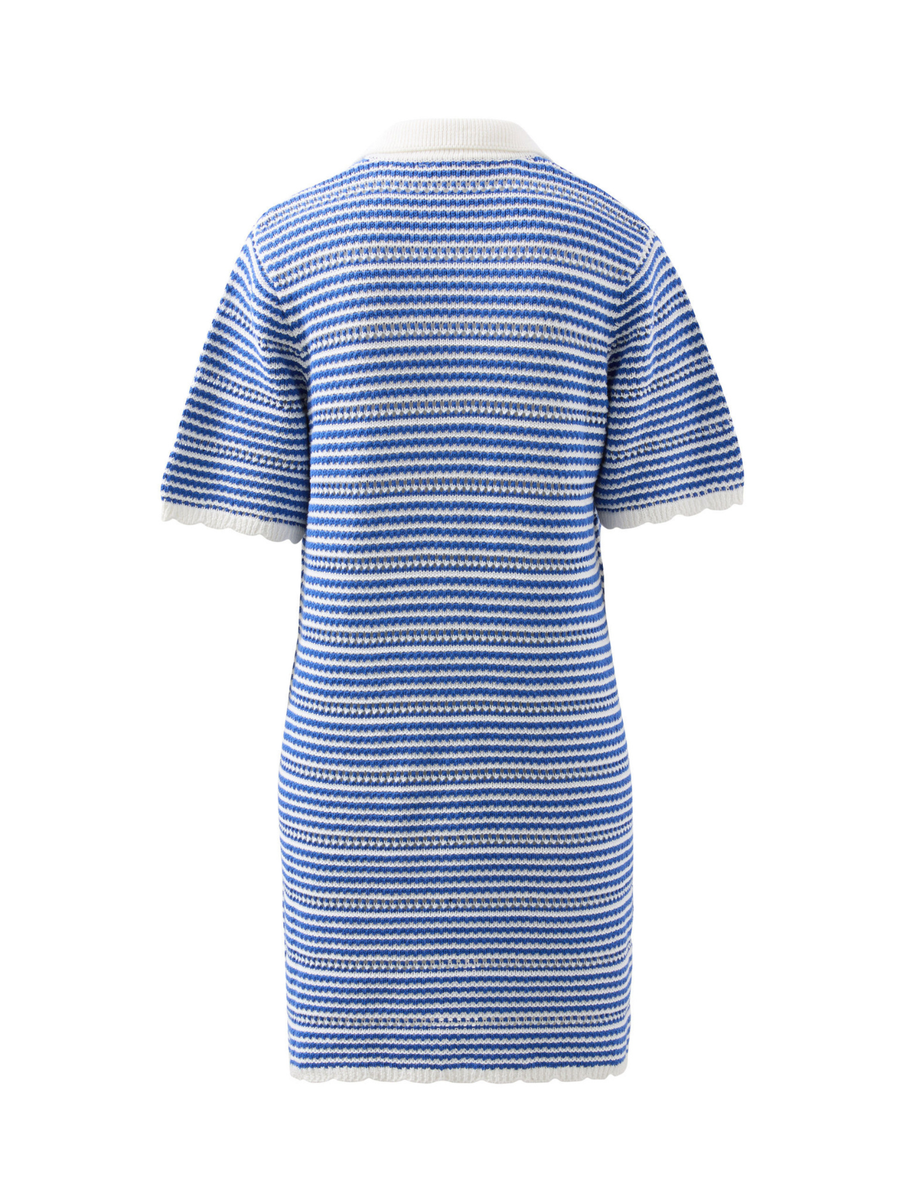 Nala Stripe Knit Mini Dress | Summer Blue Stripe